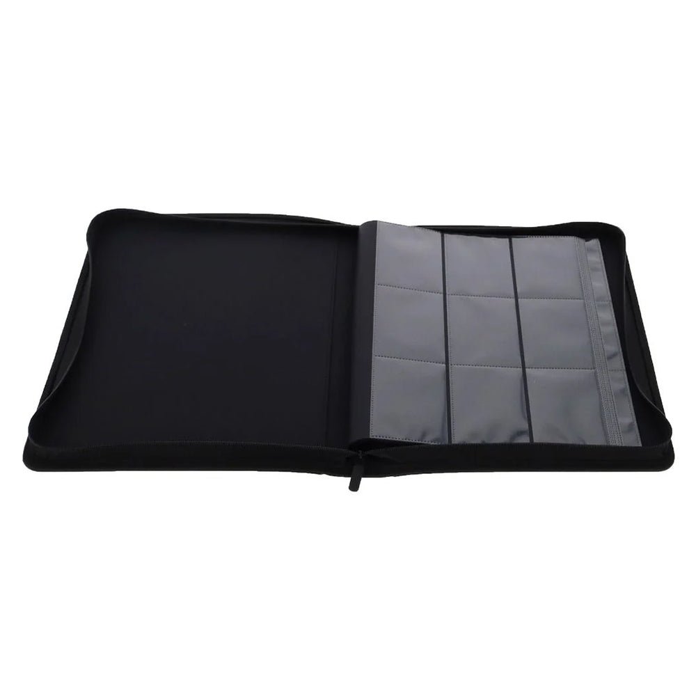 BCW | Z - Folio 9 - Pocket LX Toploader Binder Album (Holds 252 Cards) - Black - Aurora Sparks