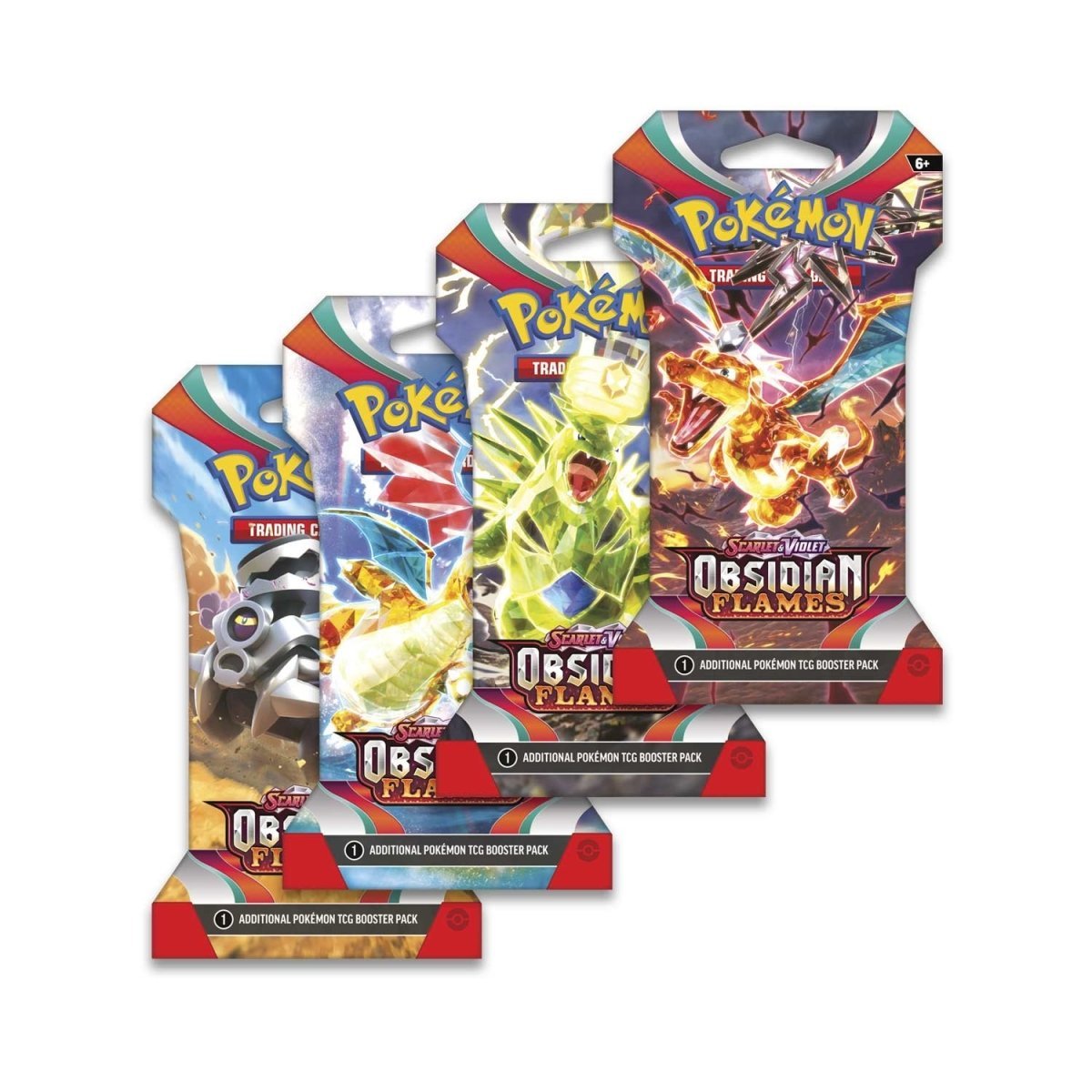 Obsidian Flames | Sleeved Booster Pack (1 Pack) - Pokémon TCG: Scarlet & Violet - Aurora Sparks