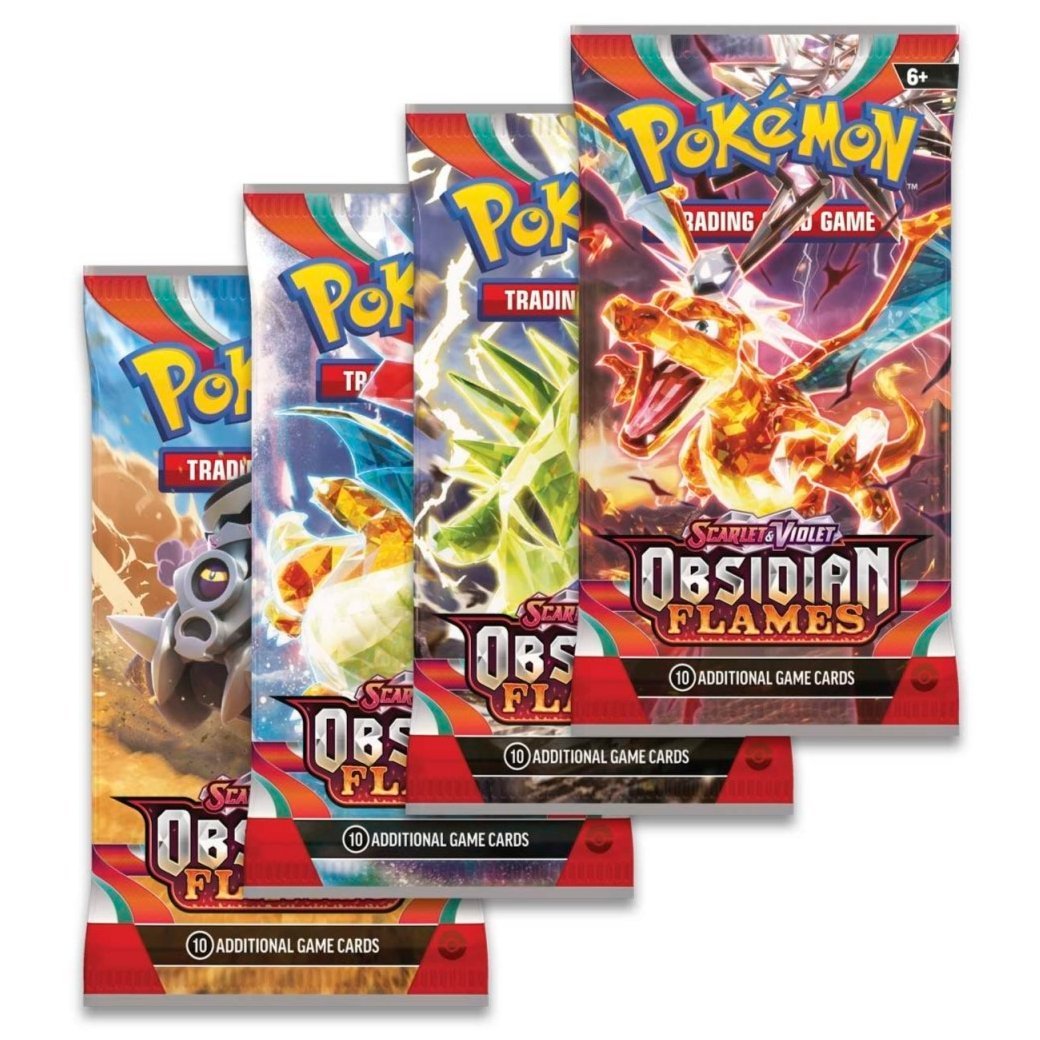 Obsidian Flames | Sleeved Booster Pack (1 Pack) - Pokémon TCG: Scarlet & Violet - Aurora Sparks