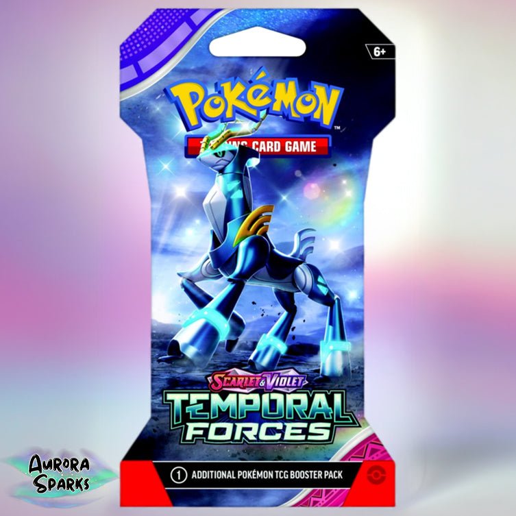 Pokémon TCG: Scarlet & Violet - Temporal Forces Sleeved Booster Pack (1 Pack) - Aurora Sparks