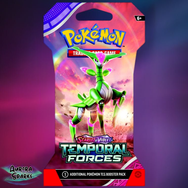 Pokémon TCG: Scarlet & Violet - Temporal Forces Sleeved Booster Pack (1 Pack) - Aurora Sparks
