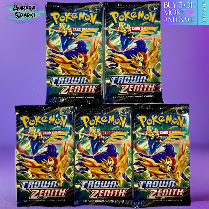Pokémon TCG: Sword & Shield - Crown Zenith Booster Pack - Aurora Sparks